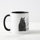 Mug Trois Scotties et un Westie (Gauche)
