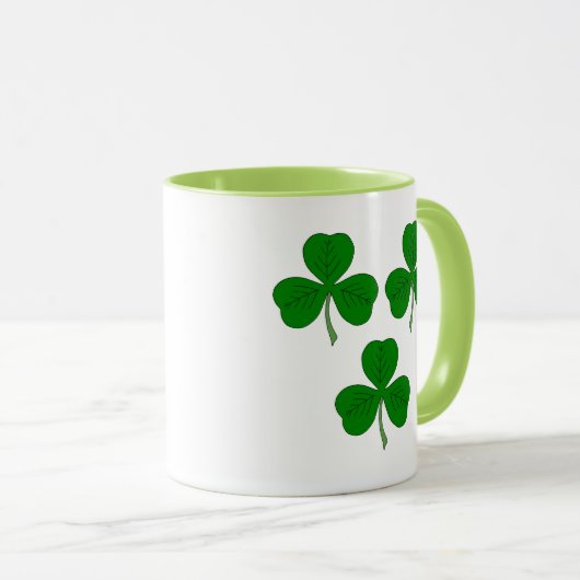 Mug Trois Shamrocks (Devant droit)