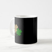 Mug Trois Shamrocks Leopard Buffalo Plaid St Patrick D (Devant gauche)