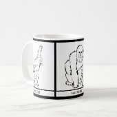 Mug Trois singes encore plus sages apportent une nouve (Devant gauche)