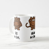 Mug Trois singes sages (Devant gauche)