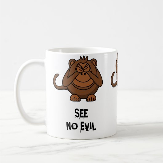 Mug Trois singes sages (Gauche)
