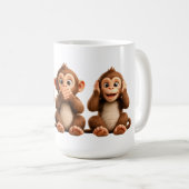 Mug Trois singes sages (Devant droit)