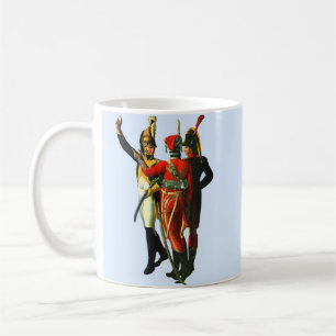 Mug trois soldats français vers 1800