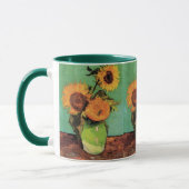 Mug Trois tournesols dans un vase par Vincent van Gogh (Gauche)