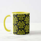 Mug Trois triangles v1 - Jaune (Gauche)