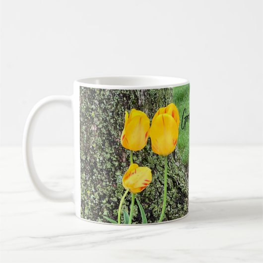 Mug Trois Tulipes Jaunes / (Gauche)
