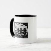 Mug Trois violoneurs, 'des ballades de Roxburghe de (Devant gauche)
