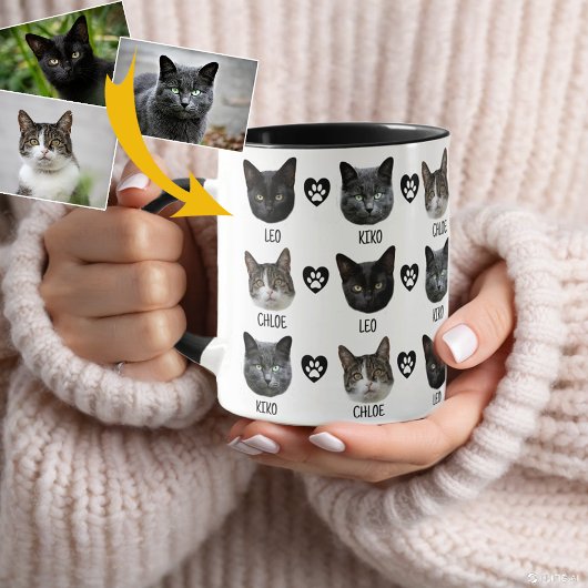 Mug Trois Visages Pour Animaux De Compagnie, Créez Vot
