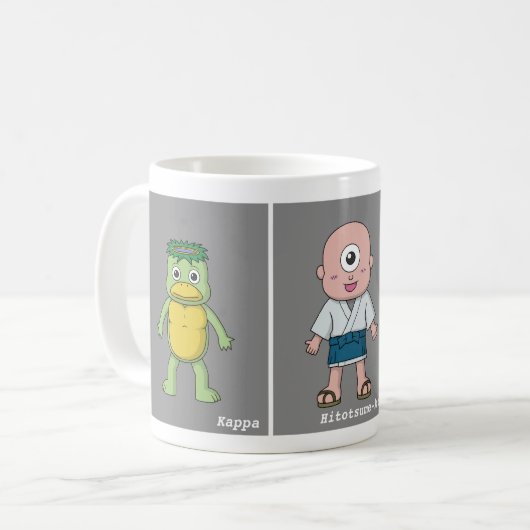Mug Trois Yokai japonais classique (Devant gauche)