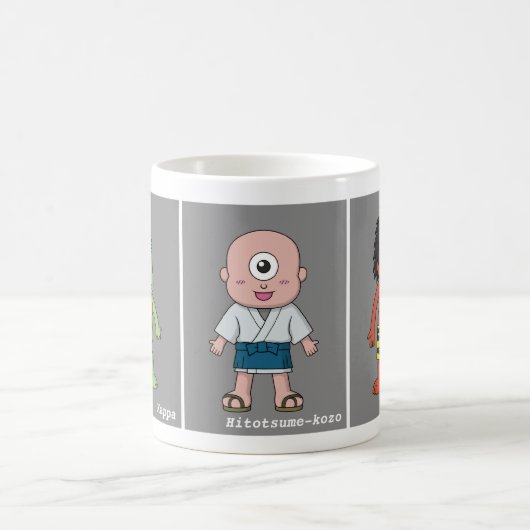 Mug Trois Yokai japonais classique (Centre)