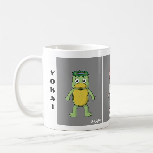 Mug Trois Yokai japonais classique (Gauche)