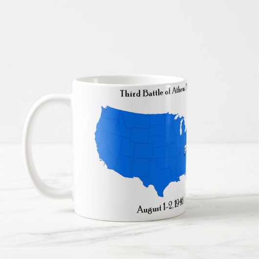 Mug Troisième bataille d'Athènes, TN. (Gauche)