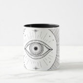 Mug Troisième conception des yeux - Votre porte d'entr (Centre)