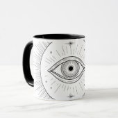 Mug Troisième conception des yeux - Votre porte d'entr (Devant gauche)