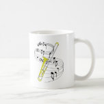 Mug Trombone<br><div class="desc">Les fabricants de musique célèbrent ! Annoncez fièrement au monde,  je jouent le trombone !</div>