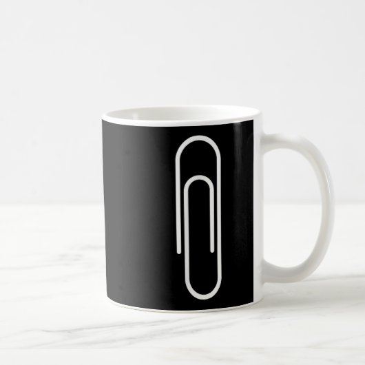 Mug Trombone à papier, Drôle, Blagues, Sarcastique (Droite)