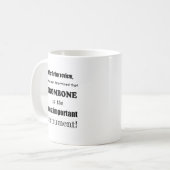 Mug Trombone instrument le plus important (Devant gauche)