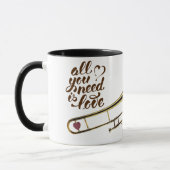 Mug Trombone Lovers Tout ce dont vous avez besoin est  (Gauche)