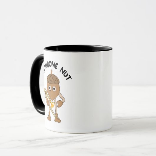 Mug Trombone Nut Text (Devant gauche)