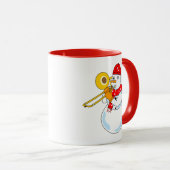 Mug Trombone Snowman (Devant droit)