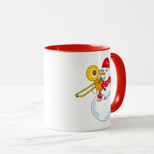Mug Trombone Snowman (Devant droit)
