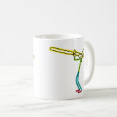 Mug Tromboniste Stickman (Devant droit)