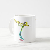 Mug Tromboniste Stickman (Devant gauche)