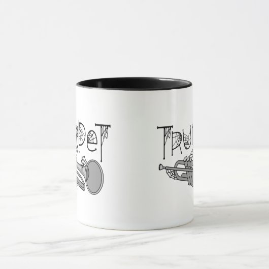Mug Trompette Halloween Cobwebs (Centre)