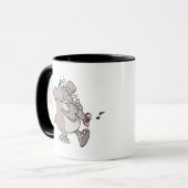 Mug trompette idiot corne éléphant tooting tronc (Devant gauche)
