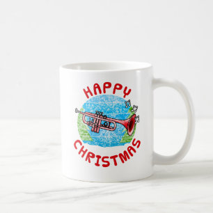 Mug Trompette Noël Brass musicien Musique Enseignant