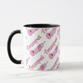 Mug Trompette rose (Gauche)