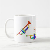 Mug Trompettes colorées Personnalisées (Gauche)