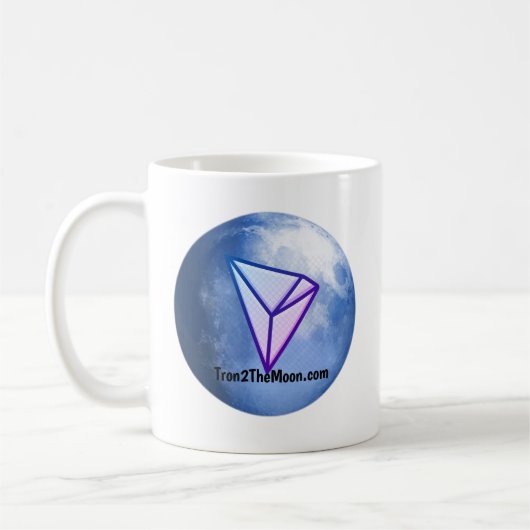Mug Tron2TheMoon Pour Les Amateurs De Cryptomonnaie Tr (Gauche)