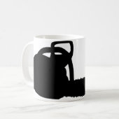Mug tronçonneuse noire (Devant gauche)