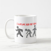 Mug Tronçonneuses manquées de gaz (Gauche)