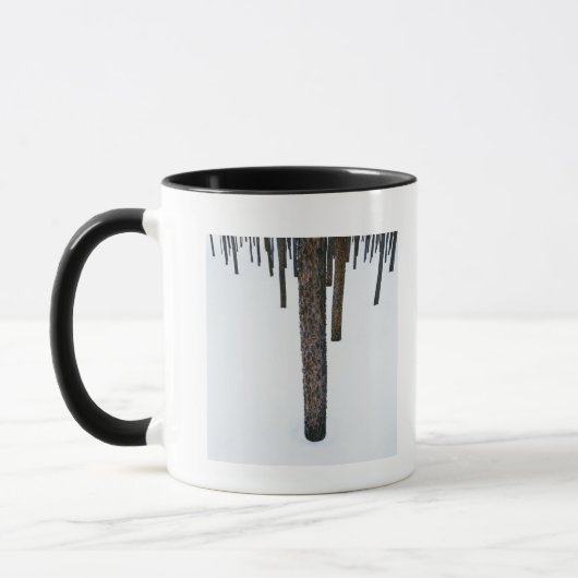 Mug Troncs d'arbre dans la neige (Gauche)