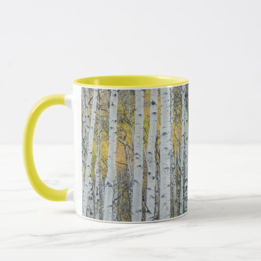 Mug Troncs d'arbre d'Aspen | Aspen, Colorado (Gauche)