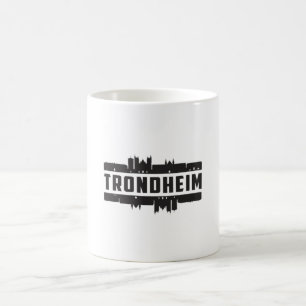Mug Trondheim Norway City Skyline Cityscape Trip Cadea