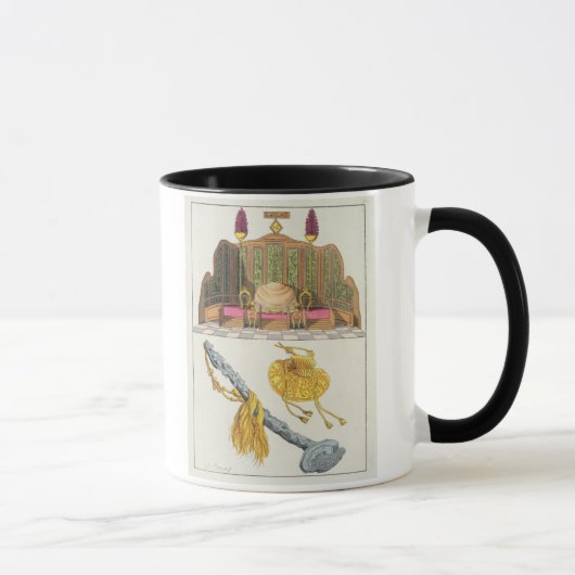 Mug Trône d'un sceptre chinois d'empereur, de yo-yo et (Droite)