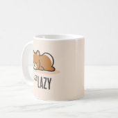 Mug Trop azy pour être paresseux (Devant gauche)