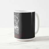 Mug Trop Cool Pour S'occuper Chat Typographie (Devant droit)