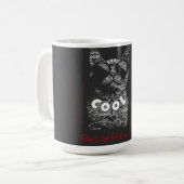 Mug Trop Cool Pour S'occuper Chat Typographie (Devant gauche)