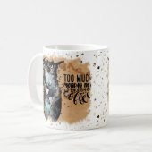 Mug Trop de café du lundi (Devant gauche)