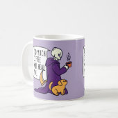 MUG TROP DE CAFÉ VOUS GUÉRA, GRIM REAPER BOIRE (Devant gauche)
