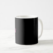 Mug "Trop de gens dehors" Drôle (Devant droit)