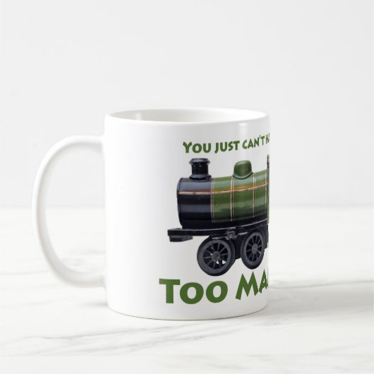 Mug Trop de trains ! Antiquité (Gauche)