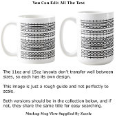 Mug Trop fauché pour abandonner Message caché 136BW Tr