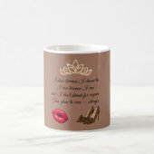 Mug Trop Glam Pour Se Soucier – Citation Chic (Centre)