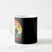 Mug Trop Léger Pour Diviser L'Équipe De Bowling Retro (Devant gauche)
